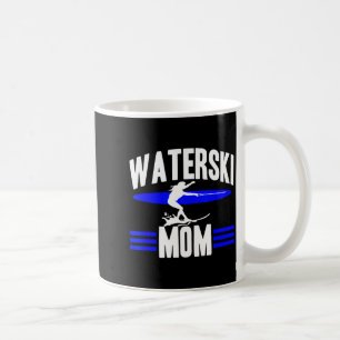 Caneca De Café Mãe de esqui aquático mulheres atletas esqui aquát