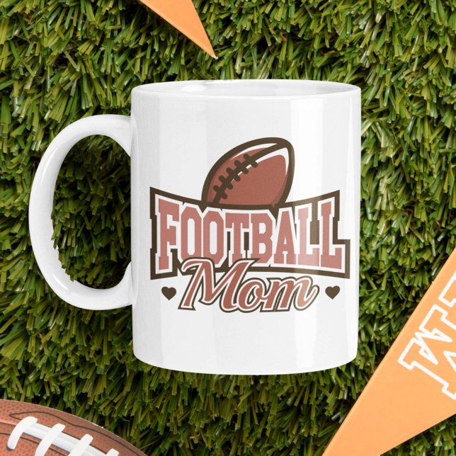 Caneca De Café Mãe de futebol (Football Mom Coffee Mug)