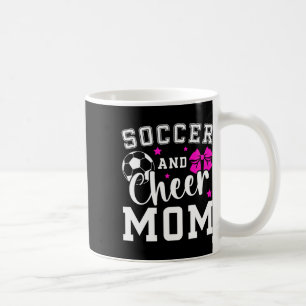 Caneca De Café Mãe de Futebol e Cheerleader Orgulhosa Cheerleader
