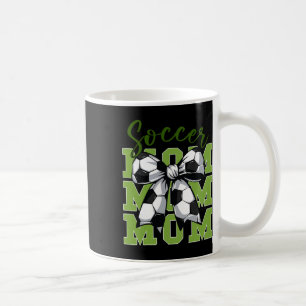 Caneca De Café Mãe de Futebol Juvenil Coquette Laço Irmã Fofa Cri