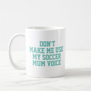 Caneca De Café Mãe de futebol - Mug presente Engraçado Citaç