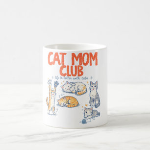 Caneca De Café Mãe de Gato, Café da Mamãe de Gato, Amante de Gato