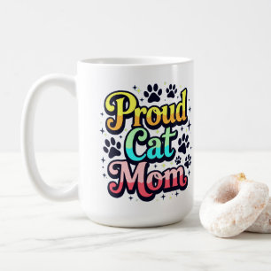 Caneca De Café Mãe de Gato Orgulhoso