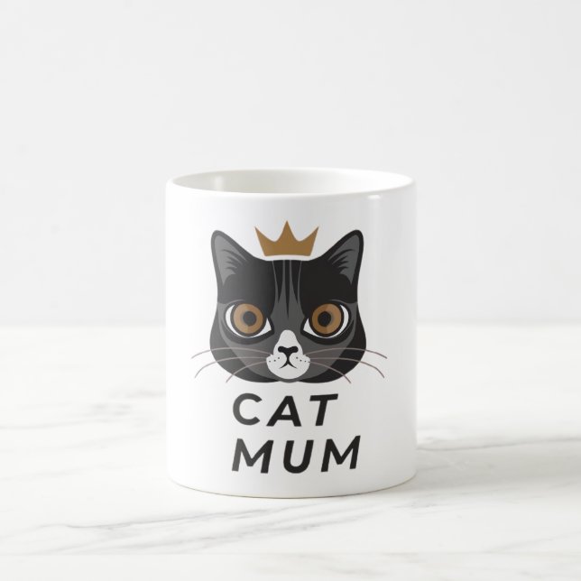Caneca De Café mãe de gatos (Centro)