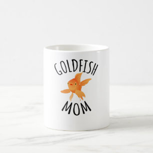 Caneca De Café Mãe de Goldfish  Peixe-gato-do-ouro-mãe, Aquaris