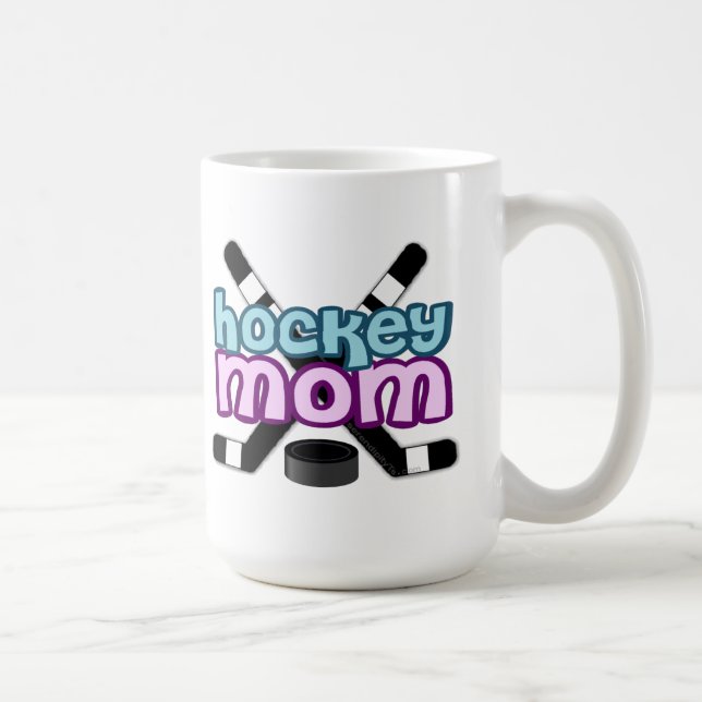 Caneca De Café Mãe de Hockey (Direita)