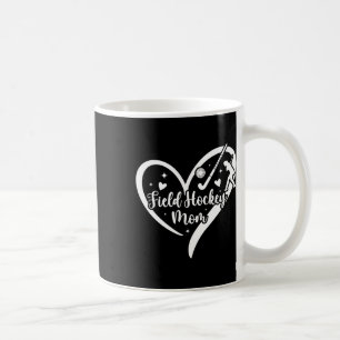 Caneca De Café Mãe de Hockey de Campo Coração Mãe de um Jogador d