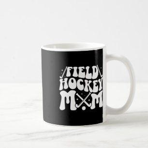 Caneca De Café Mãe de Hockey de Campo Mãe Groovy de um Jogador de