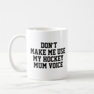 Caneca De Café Mãe de hóquei - Presente Mug Engraçado Citação d