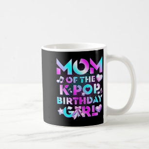 Caneca De Café Mãe de k pop aniversariante menina aniversário fof