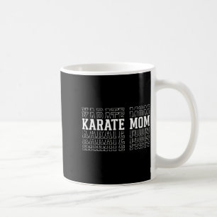 Caneca De Café Mãe de Karate Texto Engraçado Camadas Mãe Mãe Trei