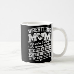 Caneca De Café Mãe de Luta Livre Engraçada Lutadora Mãe de Artes