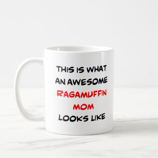 Caneca De Café mãe de ragamuffin, incrível (Esquerda)