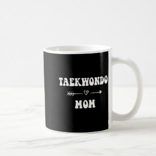 Caneca De Café Mãe de Taekwondo Arte Marcial Esportiva Elegante M