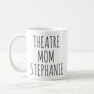 Caneca De Café Mãe de Teatro Personalizada Moderna