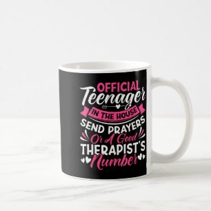 Caneca De Café Mãe de um adolescente engraçado mãe cristã dia das