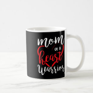 Caneca De Café Mãe De Um Guerreiro Cardíaco Sensibilização Para A