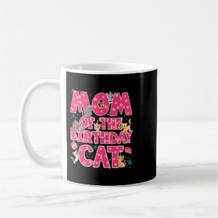 Caneca De Café Mãe do Gato de Aniversário Mãe Gatinho