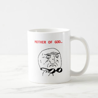 Caneca De Café mãe do meme do deus