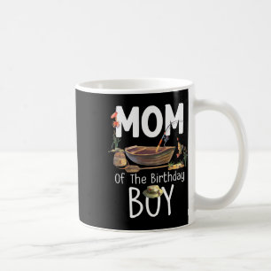 Caneca De Café Mãe Do Menino De Aniversário Pescaria Aniversário