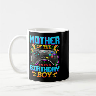 Caneca De Café Mãe Do Nível De Jogador De Aniversário Desbloquead