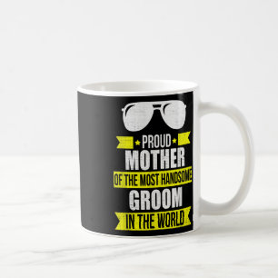 Caneca De Café Mãe Do Noivo Bem-Apessoado Noiva Casamento Gi
