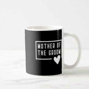 Caneca De Café Mãe Do Noivo Coração Mãe Casamento Despedida de So