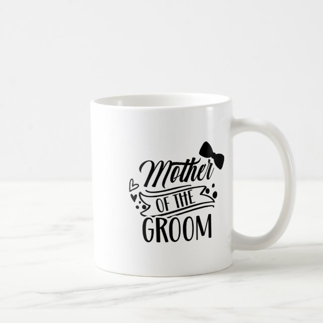 Caneca De Café Mãe Do Noivo Frases De Despedida De Solteiro (Direita)