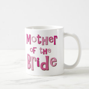 Caneca De Café Mãe do rosa Brown da noiva