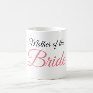 Caneca De Café Mãe do rosa do roteiro da noiva