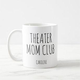 Caneca De Café Mãe do Teatro Nome Personalizado Pai do Clube de D