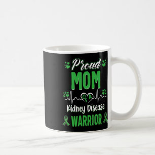 Caneca De Café Mãe Doença Renal Guerreiro Sensibilização Fita Ver