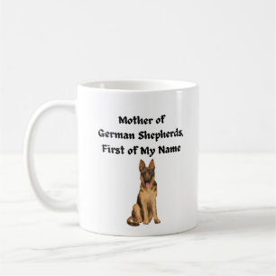 Caneca De Café Mãe dos German shepherd, Primeiro do Meu Nome