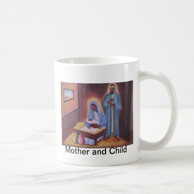 Caneca De Café Mãe e criança (Direita)