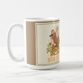 Caneca De Café "Mãe e Filha Entre Girassóis em Boho