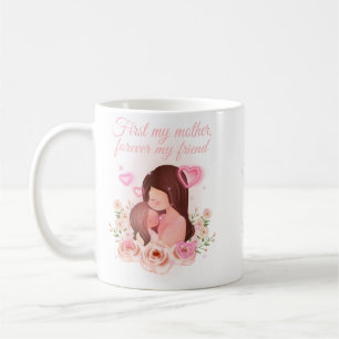 Caneca De Café Mãe e Filha, Nomes Personalizados