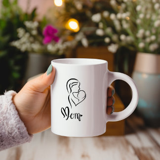 Caneca De Café Mãe e Filho Mug