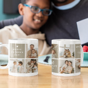Caneca De Café 'Mãe é Mãe' Mensagem Personalizada Colagem 7 Fotos