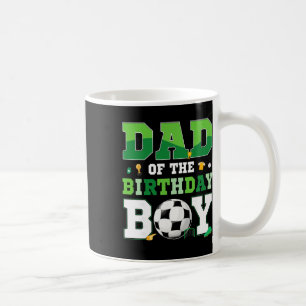 Caneca De Café Mãe e Pai do Menino de Aniversário Futebol Anivers