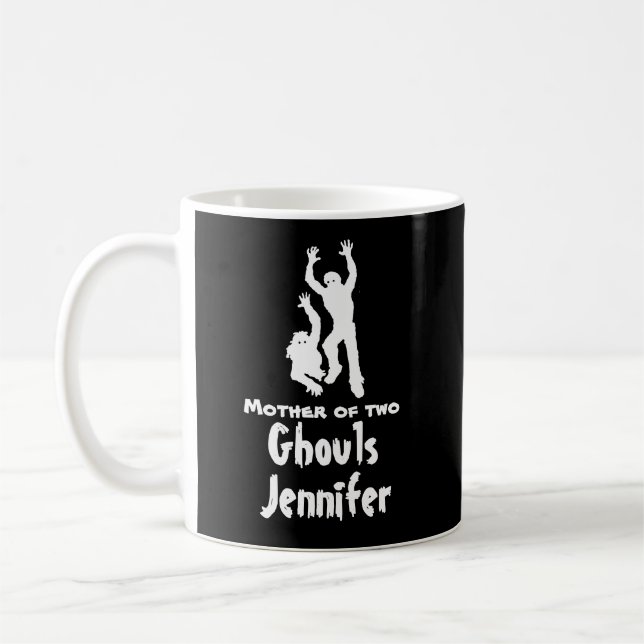 Caneca De Café Mãe Engraçada Mãe Halloween Mug (Esquerda)