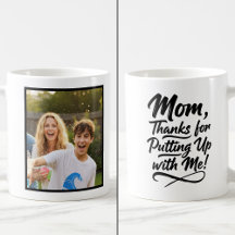 Mãe Engraçada Obrigada Por Aturar Me 1 Foto Script
