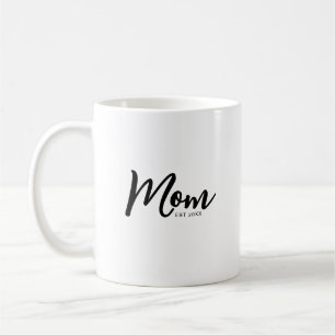 Caneca De Café Mãe Estabeleceu Roteiro Preto