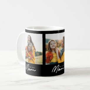 Caneca De Café Mãe Estabeleceu Roteiro Preto 3 Foto