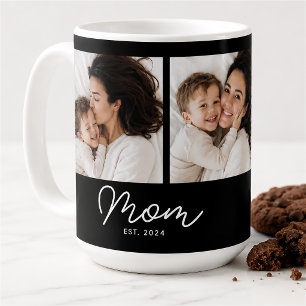 Caneca De Café Mãe Estabeleceu Roteiro Preto 3 Foto