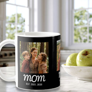 Caneca De Café Mãe Estabeleceu Roteiro Preto 3 Foto