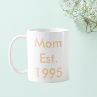 Mãe Estabelecida Ano Personalizado