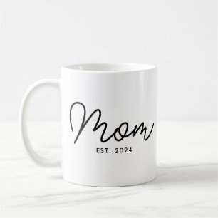 Caneca De Café Mãe Estabelecida Nova Mãe Presente