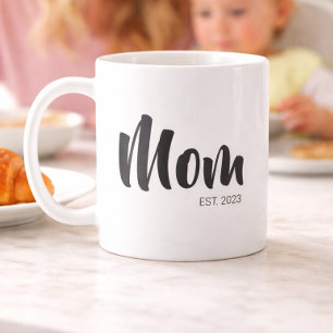 Caneca De Café Mãe Estabelecida Nova Mãe Presente
