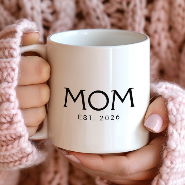 Caneca De Café Mãe Estabelecida Novo Presente para a Mãe (Criador carregado)