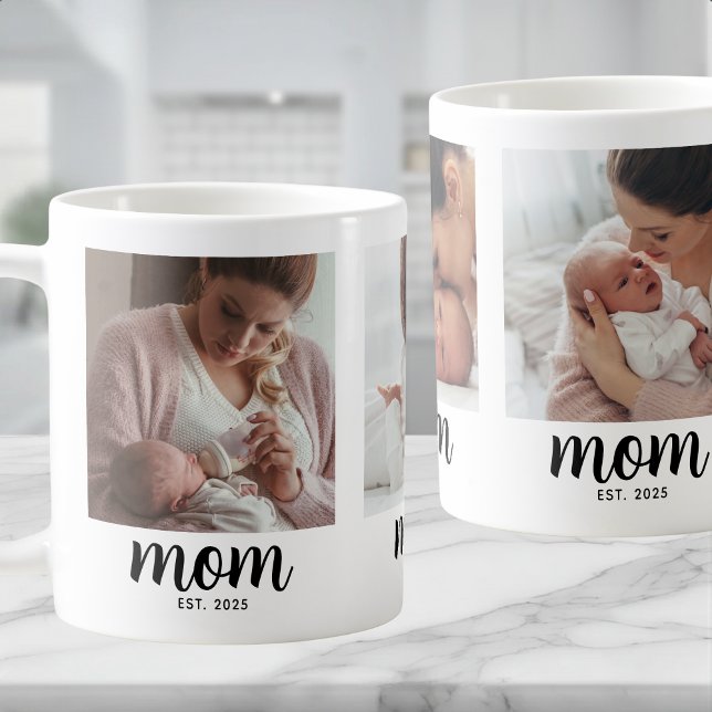 Caneca De Café Mãe Estabelecida Roteiro Foto Presente Café Café M (Criador carregado)